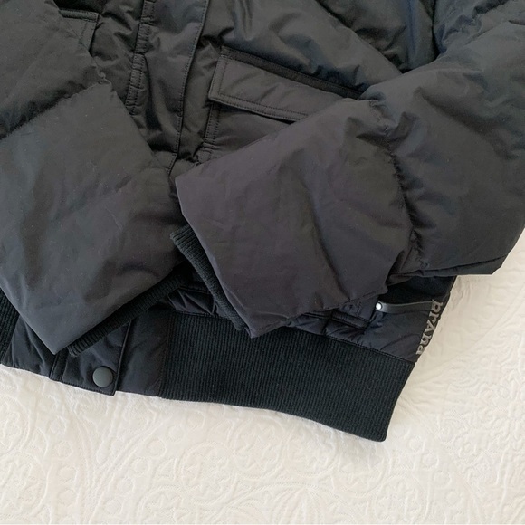 prAna Women's Kromata Down-Filled Bomber Jacket, Black - Picture 7 of 9